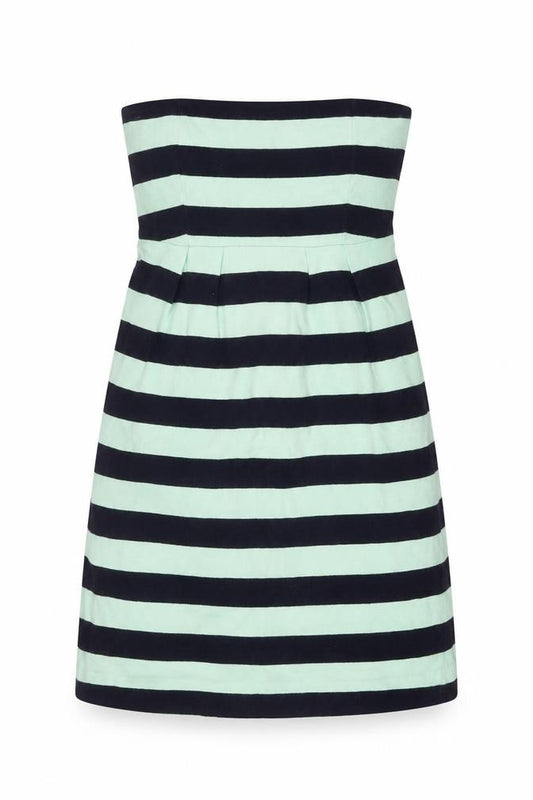 Front view of Gap Women's Multicoloured Striped Shift Dress -, size 6