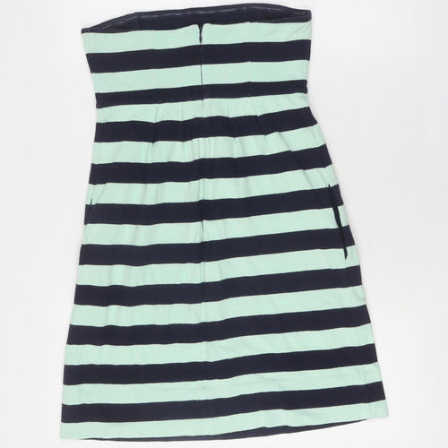 Gap Women's Multicoloured Striped Shift Dress - Size 6