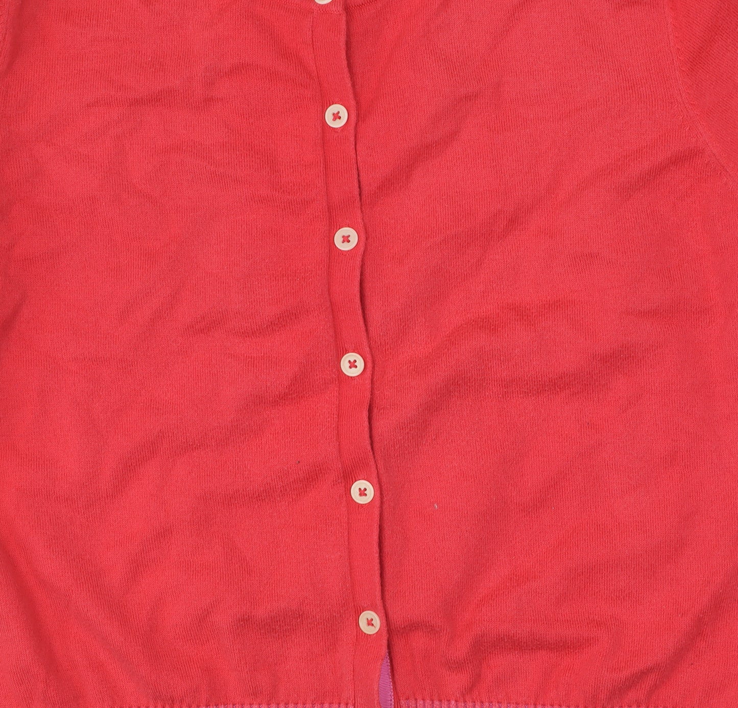 Boden Girls Red Cardigan UK Size 16 Cotton Blend