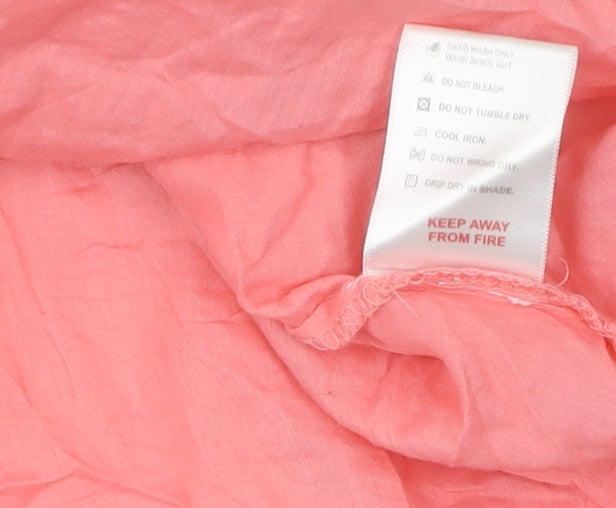 H&M Girls Pink Sequin A-Line Dress - 8-9 Years