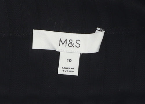 Marks and Spencer Women's Black Skirt Size 10