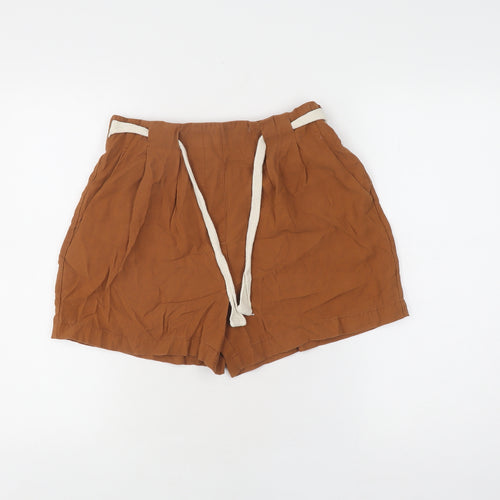Jacqueline de Yong Women's Brown Sweat Shorts, Size 10