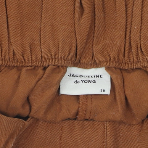 Jacqueline de Yong Women's Brown Sweat Shorts, Size 10