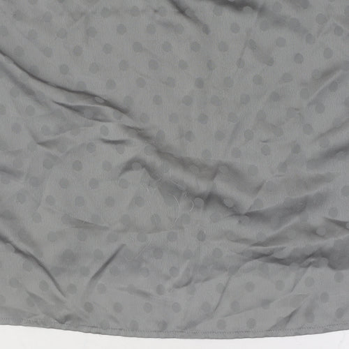 Marks and Spencer Women's Grey Polka Dot Blouse UK 18