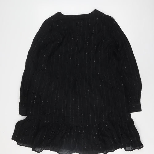 Marks and Spencer Women's Black Sequin Dress Size 14