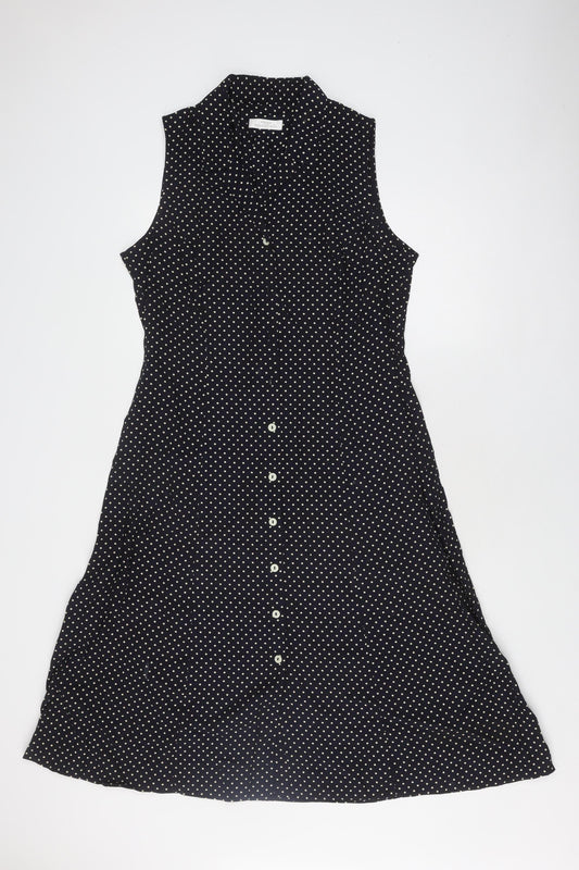 Marks and Spencer Women’s Black Polka Dot Shift Dress