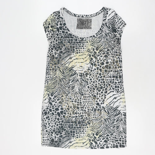 Next Women's Multicoloured Animal Print Blouse Size 6