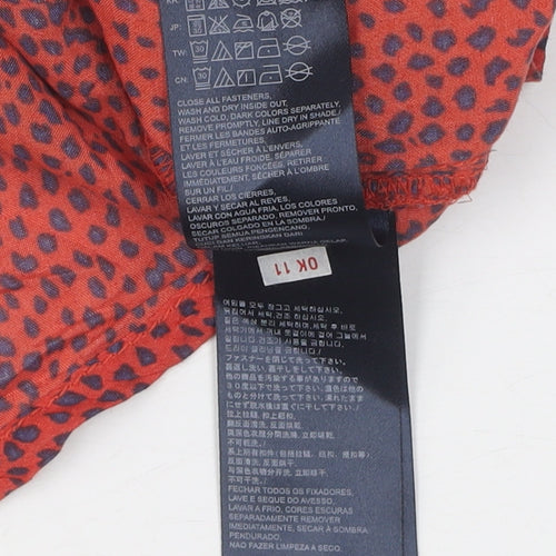 Hilfiger Denim Women's Red Animal Print T-Shirt