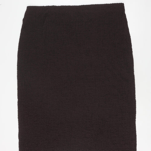 Marks and Spencer Women's Brown Pencil Skirt Size 24