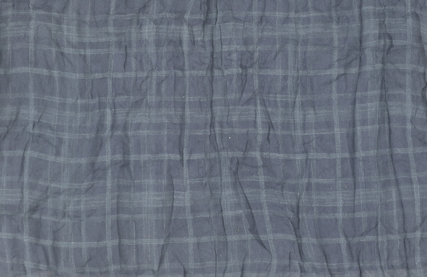 Apricot Women's Blue Check Blouse Size S 3/4 Sleeve V-Neck