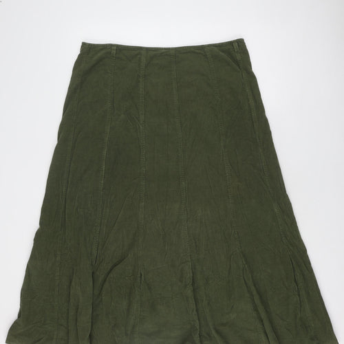 Marks and Spencer Women's Green Skirt, Size 18