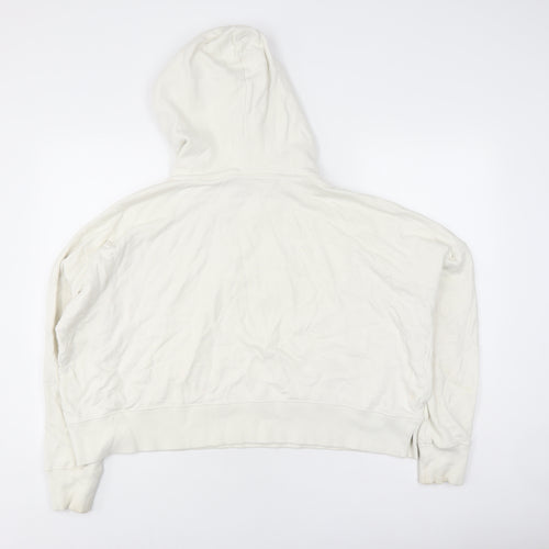 Champion Unisex White Pullover Hoodie Medium
