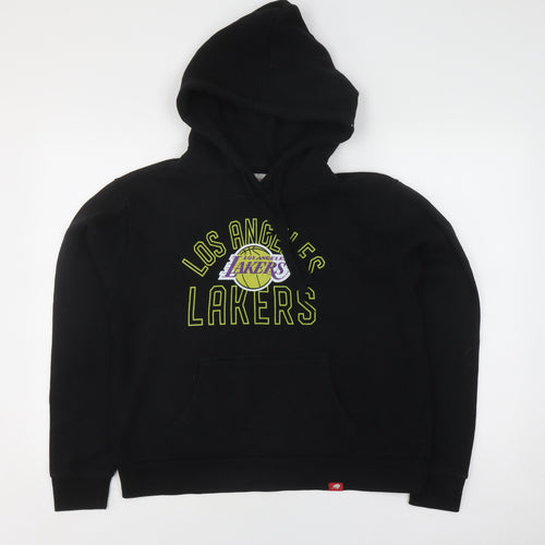 Sportige Men's Black M Hoodie, LA Lakers, Basketball Style