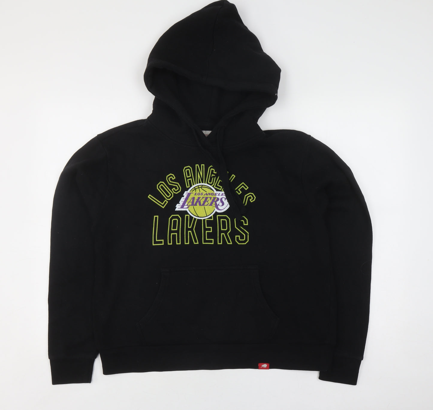 Sportige Men's Black M Hoodie, LA Lakers, Basketball Style