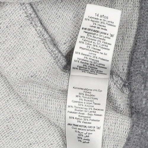 Next Teen Grey Pullover Sweatshirt, Size 14, Casual Comfort
