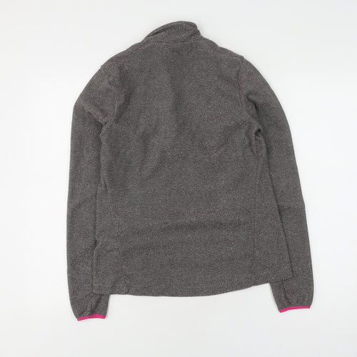 Decathlon Women's Grey 1/2 Zip Pullover Sweatshirt XS