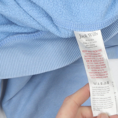 Jack Wills Women's Blue Pullover Hoodie Size 12