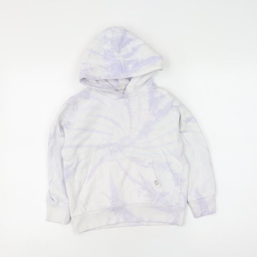 Saltrock Girls White Tie-Dye Pullover Hoodie Size 7