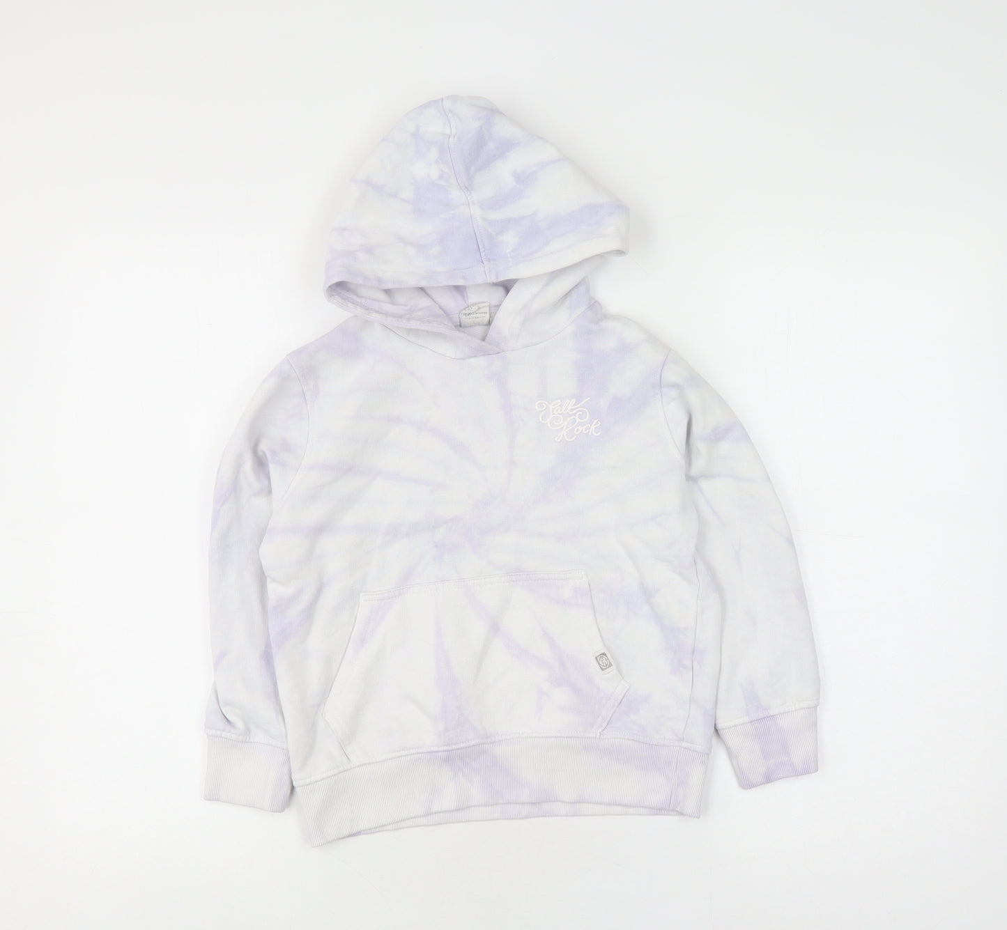 Saltrock Girls White Tie-Dye Pullover Hoodie Size 7
