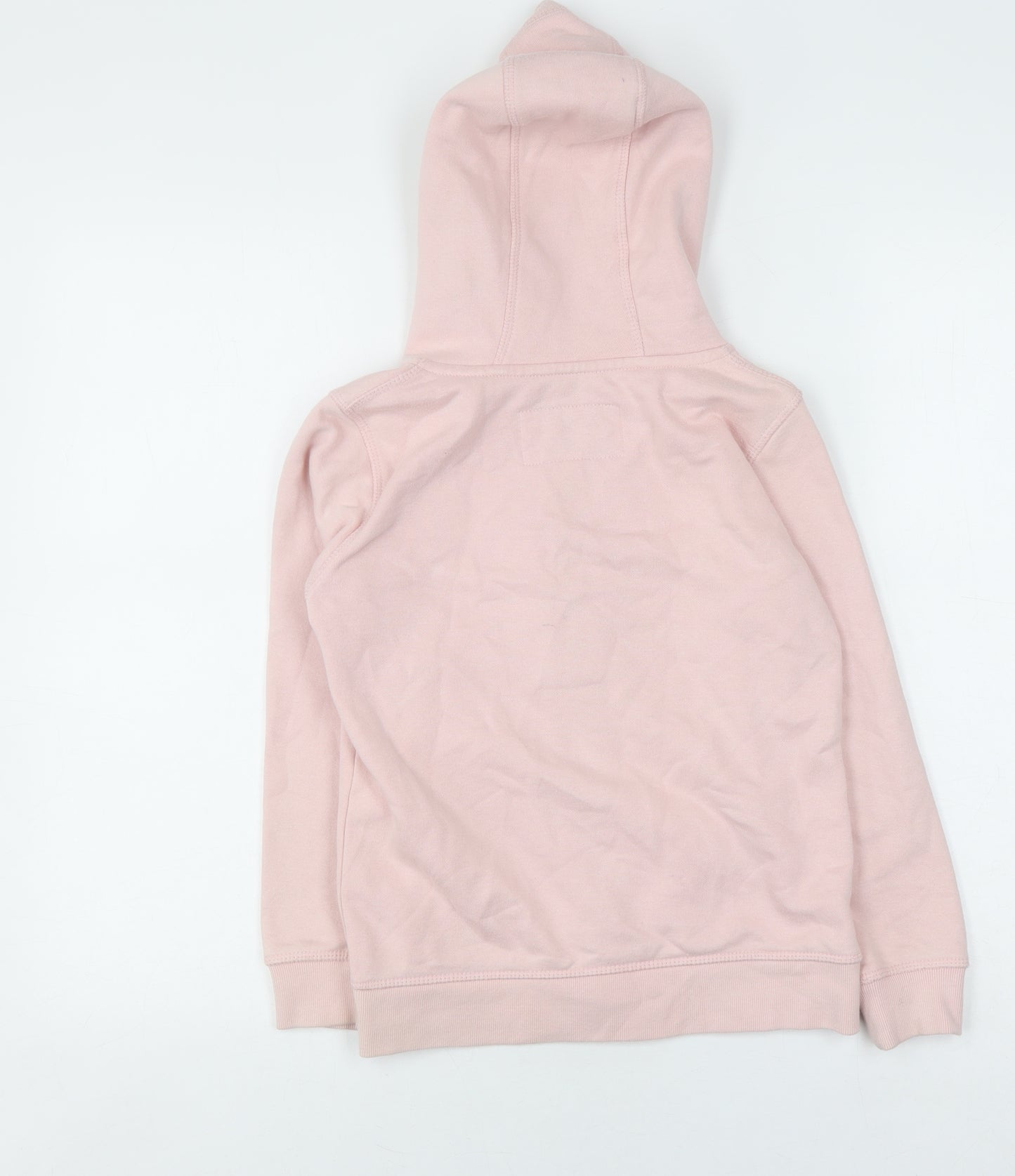 Jack Wills Girls Pink Full Zip Hoodie 7-8 Years