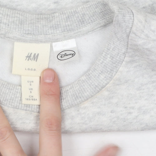 H&M Disney Grey Mickey Mouse Sweatshirt S