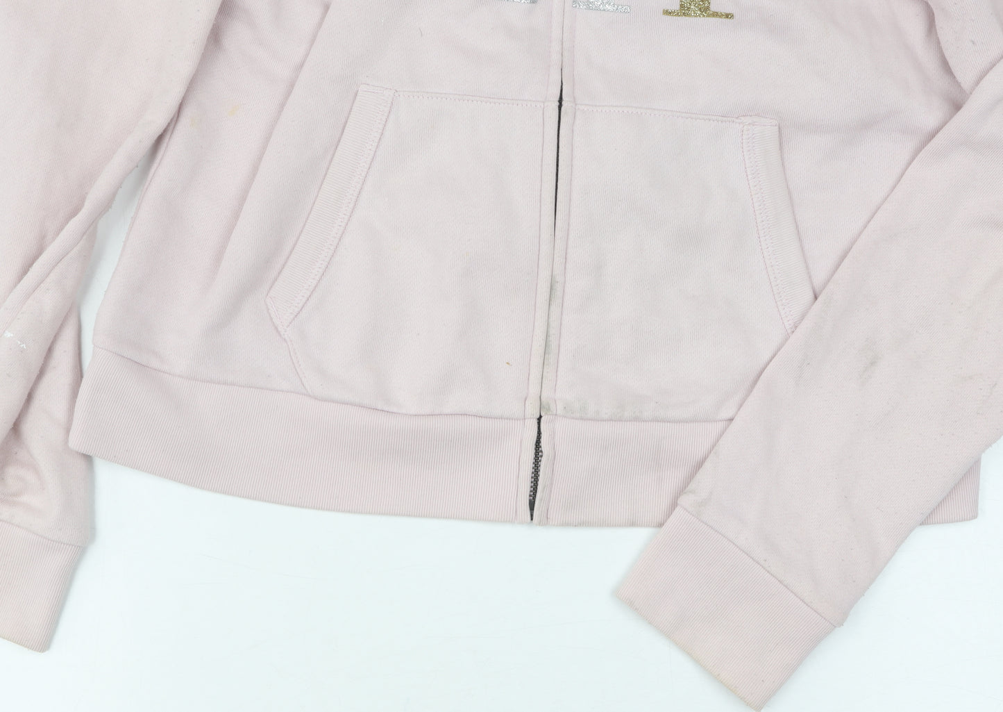 Gap Women's Pink Full Zip Hoodie, Size S, Casual Comfort