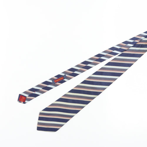 Austin Reed Men's Blue Striped Silk Tie One Size