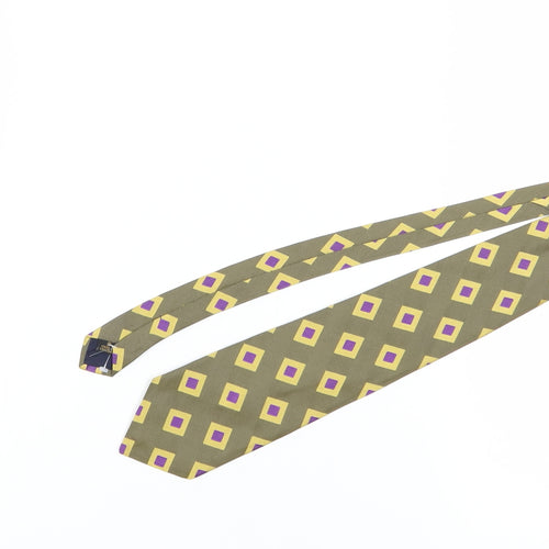 Ted Baker Men's Multicoloured Silk Geometric Tie