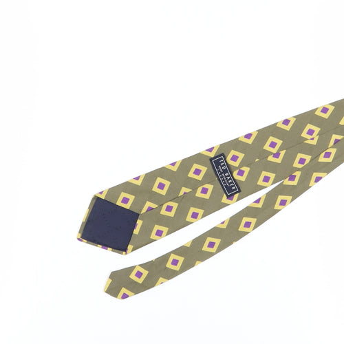 Ted Baker Men's Multicoloured Silk Geometric Tie