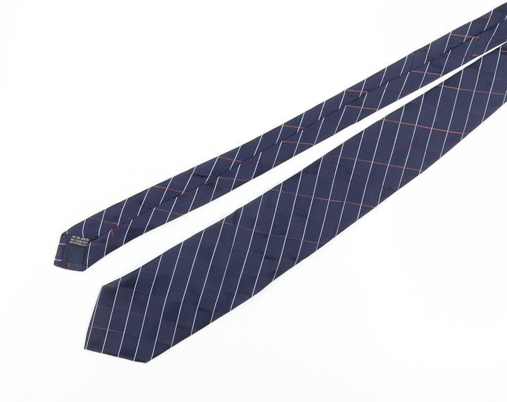 Pierre Cardin Blue Striped Designer Silk Men's Tie