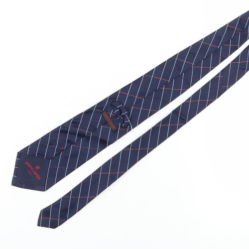 Pierre Cardin Blue Striped Designer Silk Men's Tie