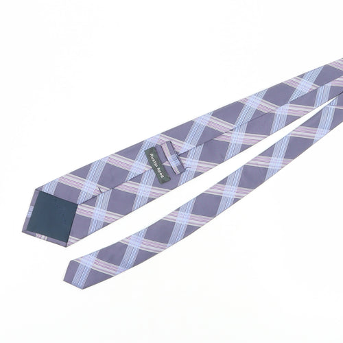 Austin Reed Men's Blue Plaid Silk Tie, One Size