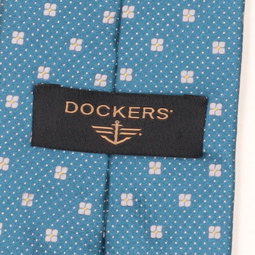Dockers Men's Blue Floral Pattern Tie