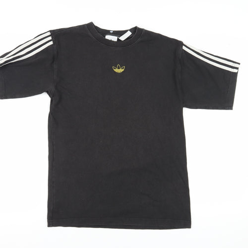 Adidas Unisex Black Basic T-Shirt, Size S