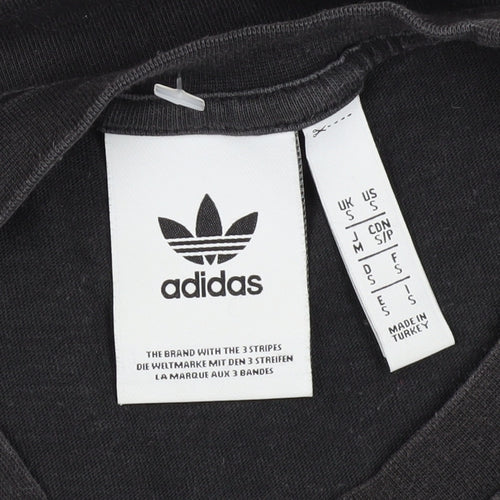 Adidas Unisex Black Basic T-Shirt, Size S