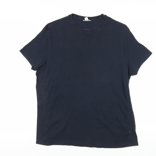 Calvin Klein Women's Blue Basic T-Shirt, Size S