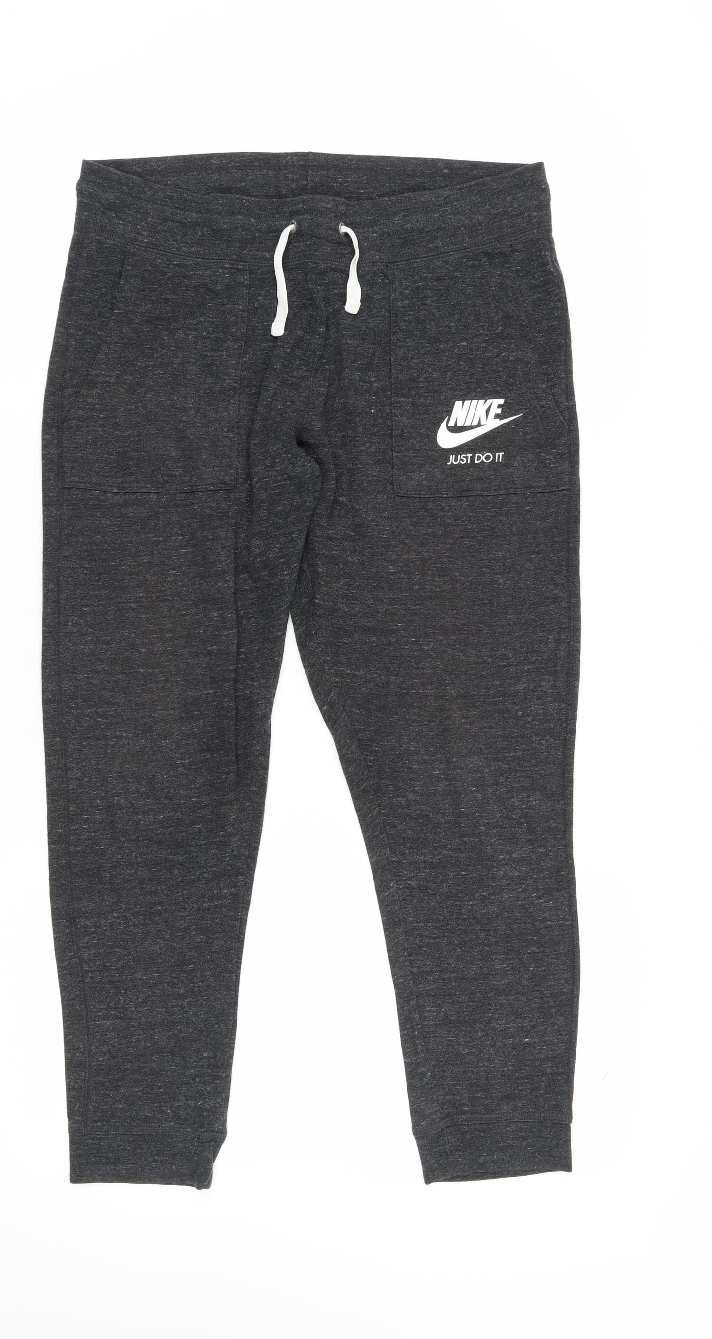Nike Grey Jogger Trousers Unisex Adults L Gym Training