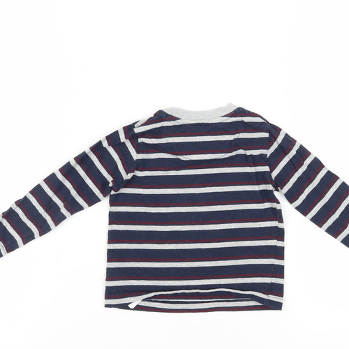 SoulCal & Co Boys Blue Striped Long Sleeve T-Shirt 2-3 Years