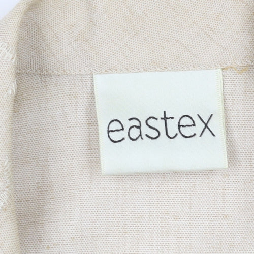 Eastex Beige Women's Blazer, Size 14, Floral Pattern