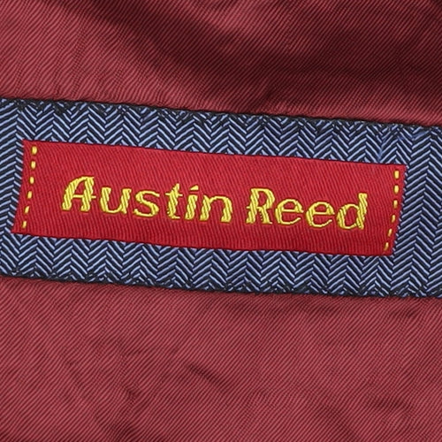 Austin Reed Men's Grey 42R Blazer Wool Striped