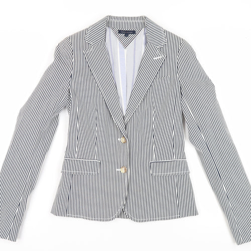 Tommy Hilfiger Women's Striped Suit Jacket Size 2