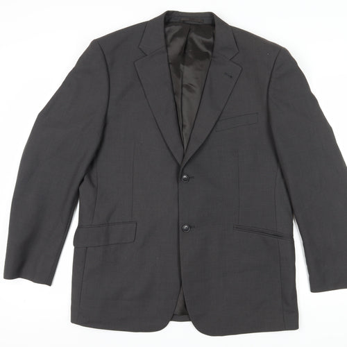 Thomas Nash Men's Grey Blazer 44R Classic Formal