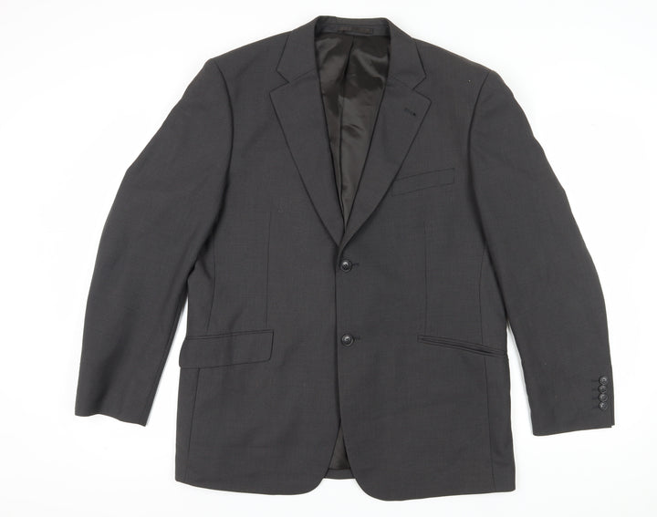 Thomas Nash Men's Grey Blazer 44R Classic Formal