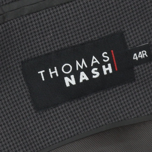 Thomas Nash Men's Grey Blazer 44R Classic Formal