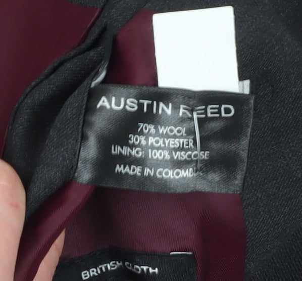 Austin Reed Men's Black Blazer 40R Classic Formal