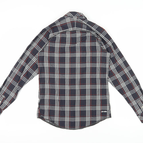 Adidas Men's Multicoloured XS Plaid Long Sleeve Shirt