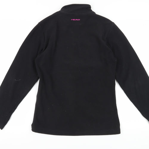 Head Women's Black Fitness Jacket Size 10 Full Zip