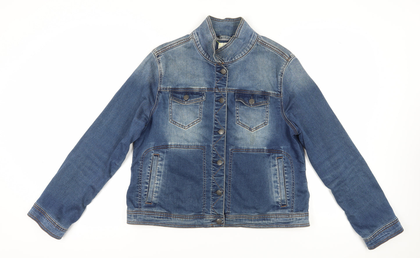 Hello Sunshine Women's Blue Denim Jacket Size 18