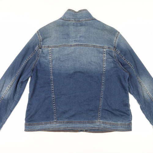 Hello Sunshine Women's Blue Denim Jacket Size 18