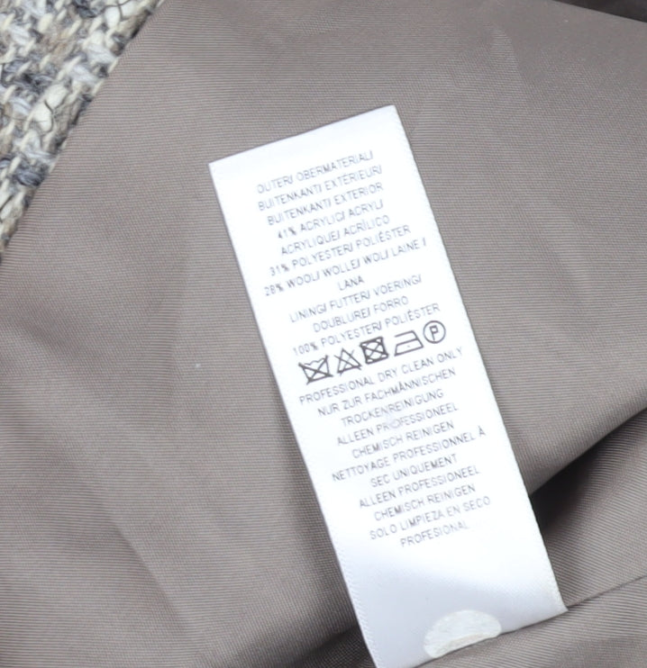 Eastex Women's Grey Check Blazer, Size 14, Classic Fit